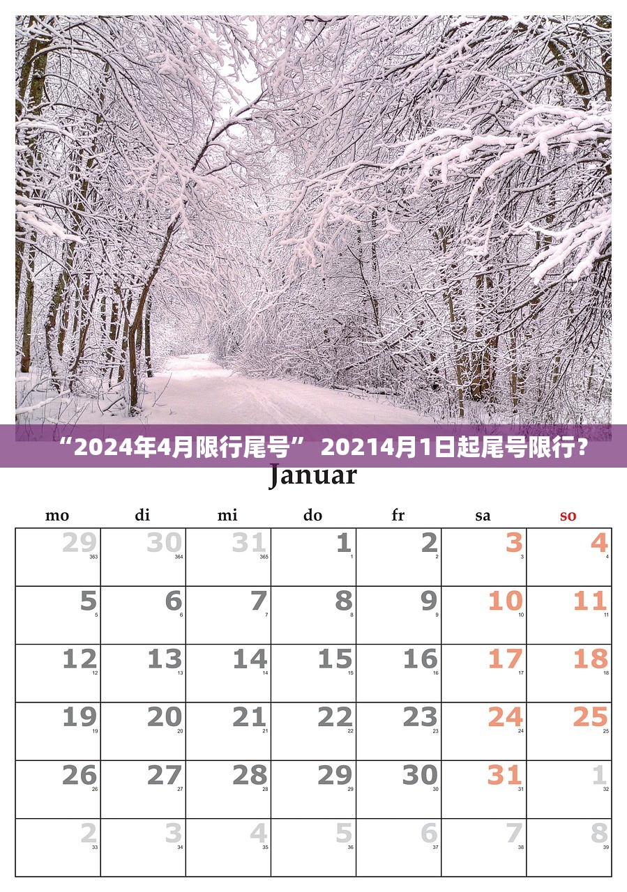 “2024年4月限行尾号” 20214月1日起尾号限行？