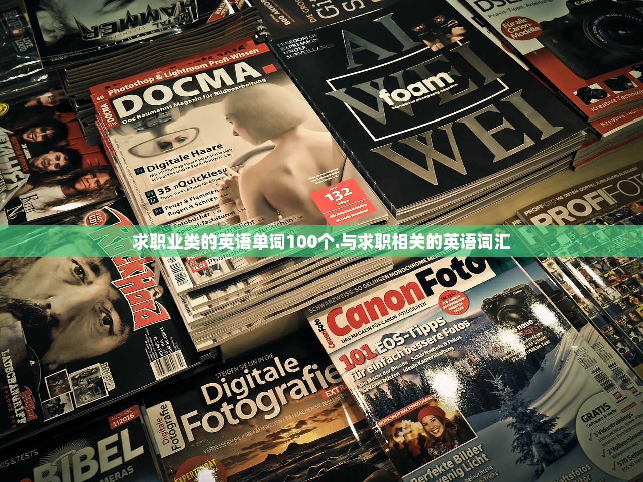 求职业类的英语单词100个.与求职相关的英语词汇