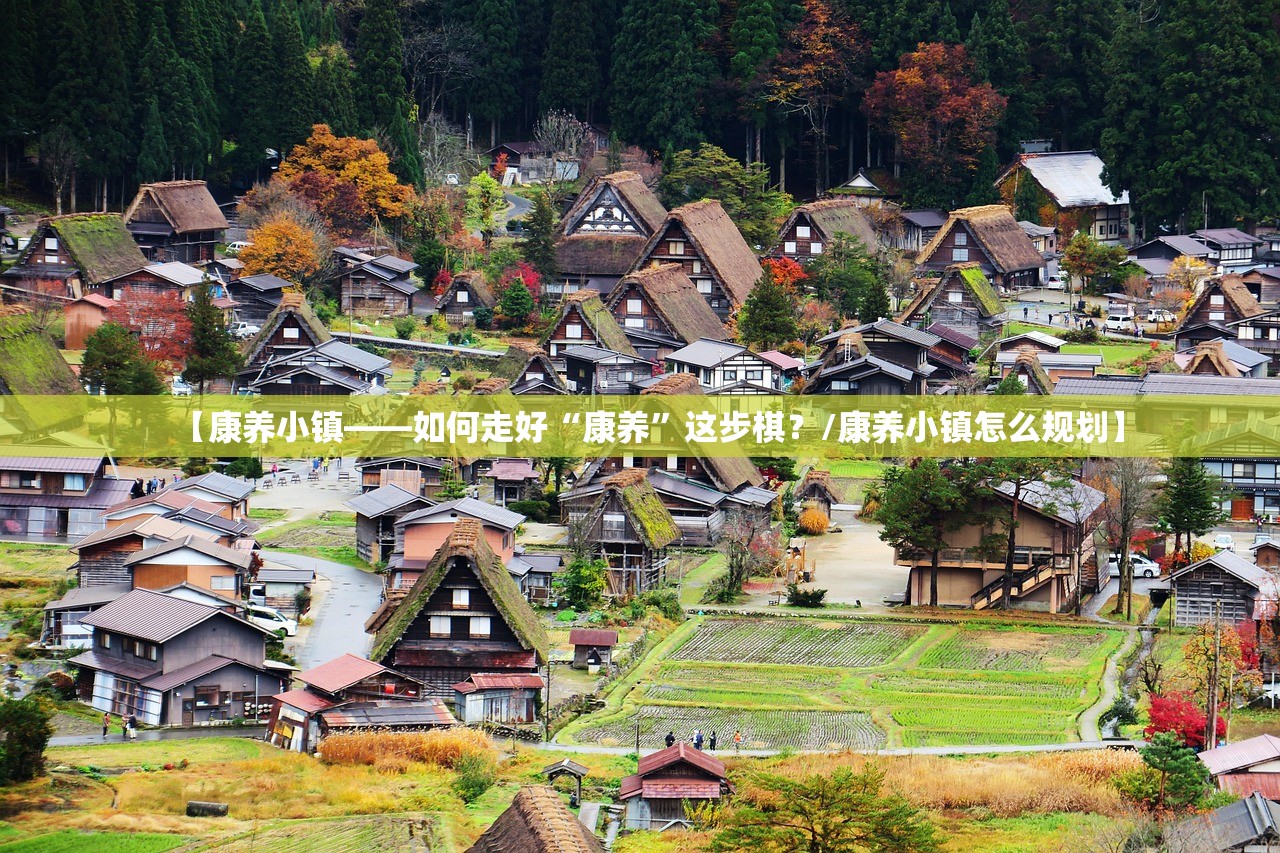 【康养小镇——如何走好“康养”这步棋？/康养小镇怎么规划】