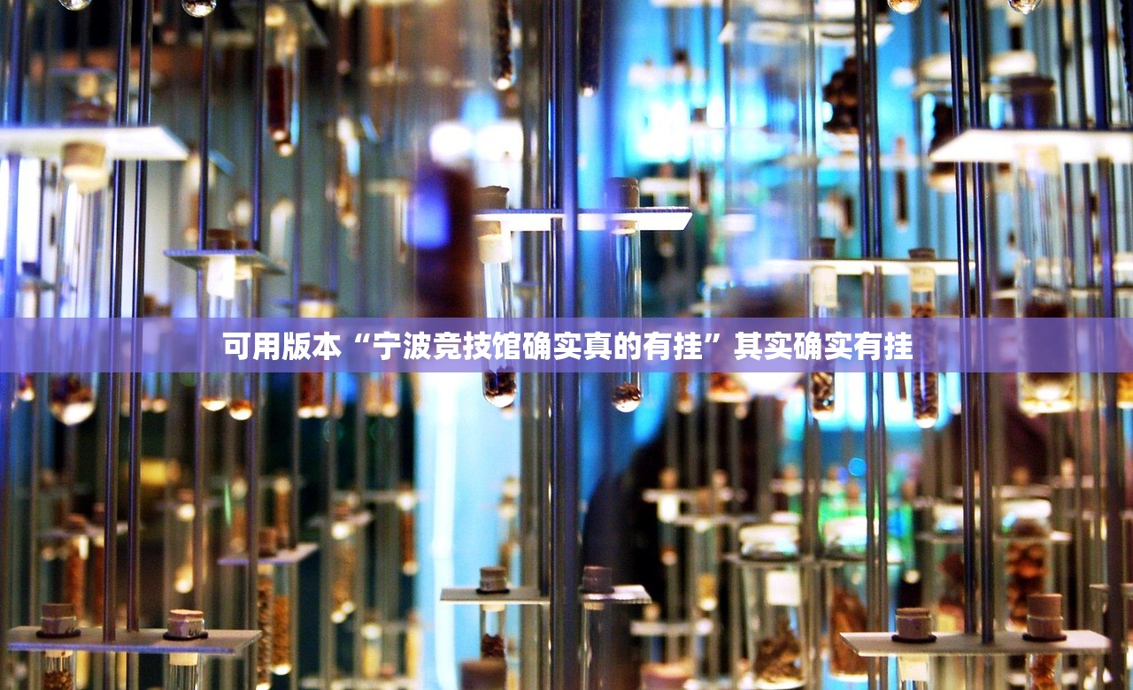 可用版本“宁波竞技馆确实真的有挂”其实确实有挂