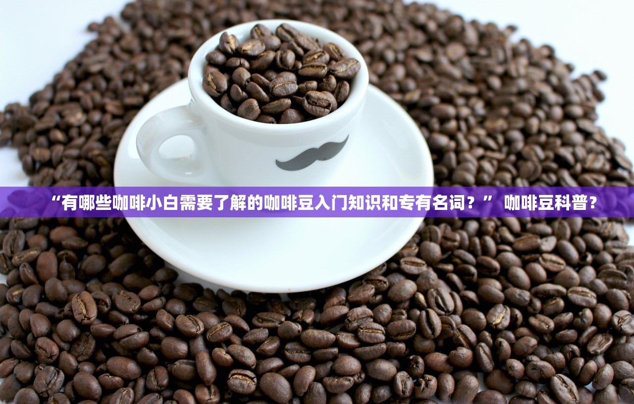 “有哪些咖啡小白需要了解的咖啡豆入门知识和专有名词？” 咖啡豆科普？