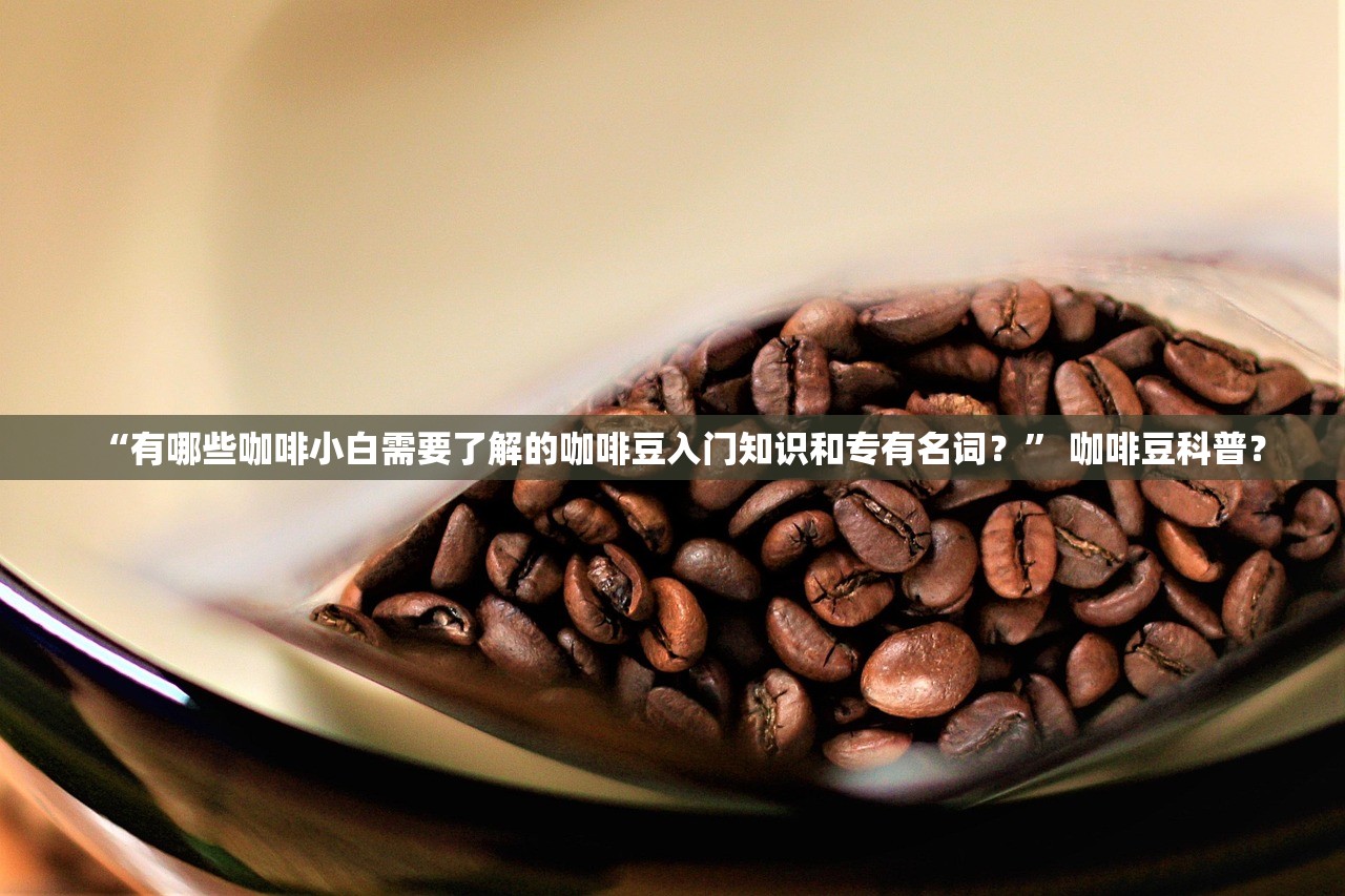 “有哪些咖啡小白需要了解的咖啡豆入门知识和专有名词？	” 咖啡豆科普？