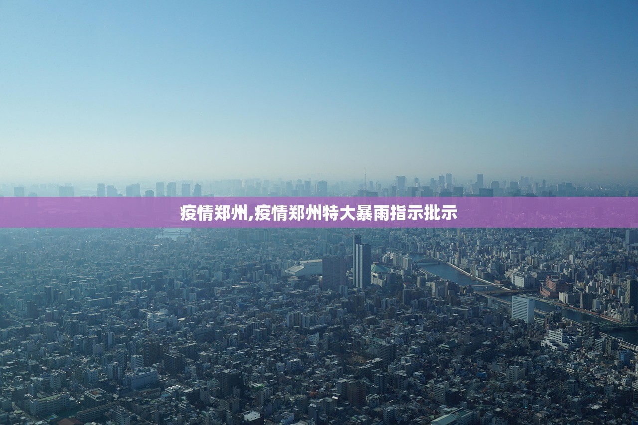 疫情郑州,疫情郑州特大暴雨指示批示 疫情郑州,疫情郑州特大暴雨指示批示