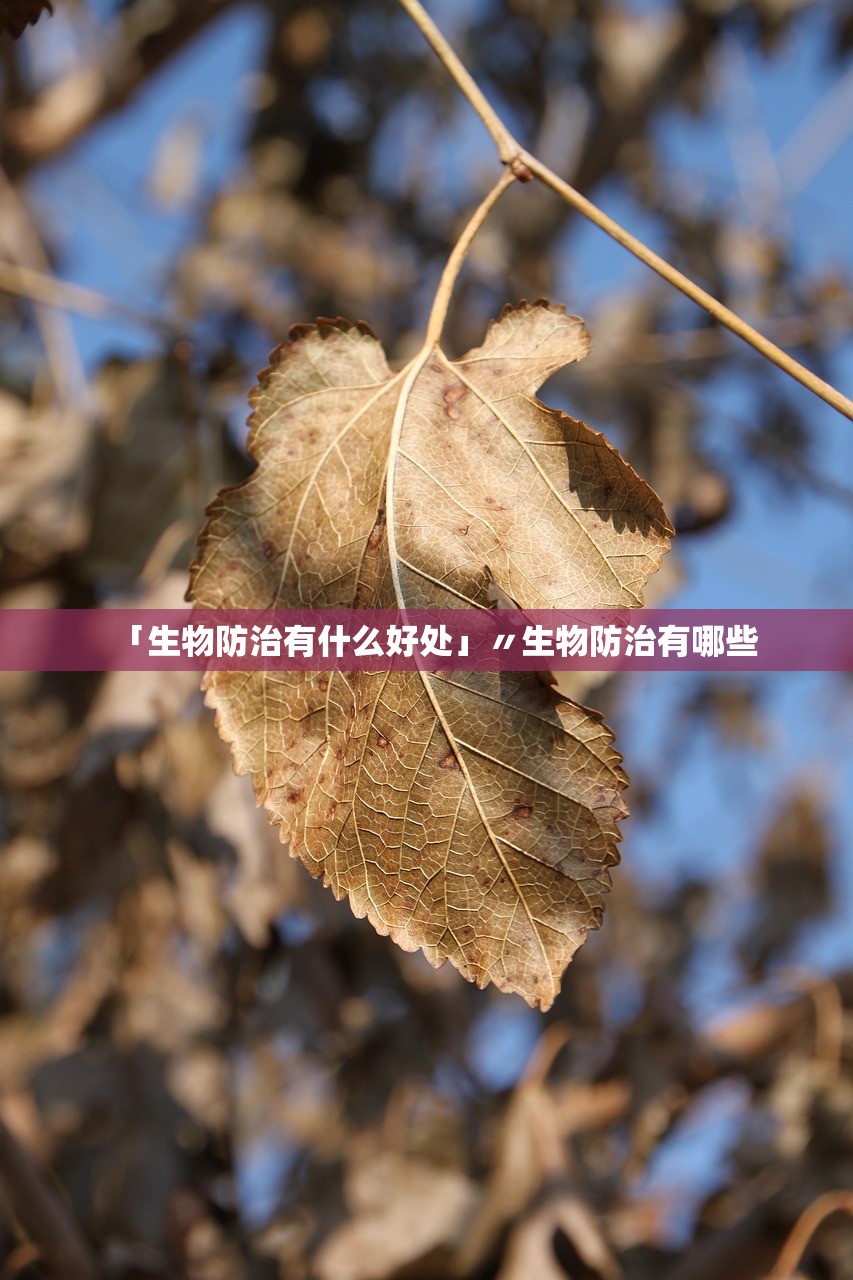 「生物防治有什么好处」〃生物防治有哪些 「生物防治有什么好处」〃生物防治有哪些