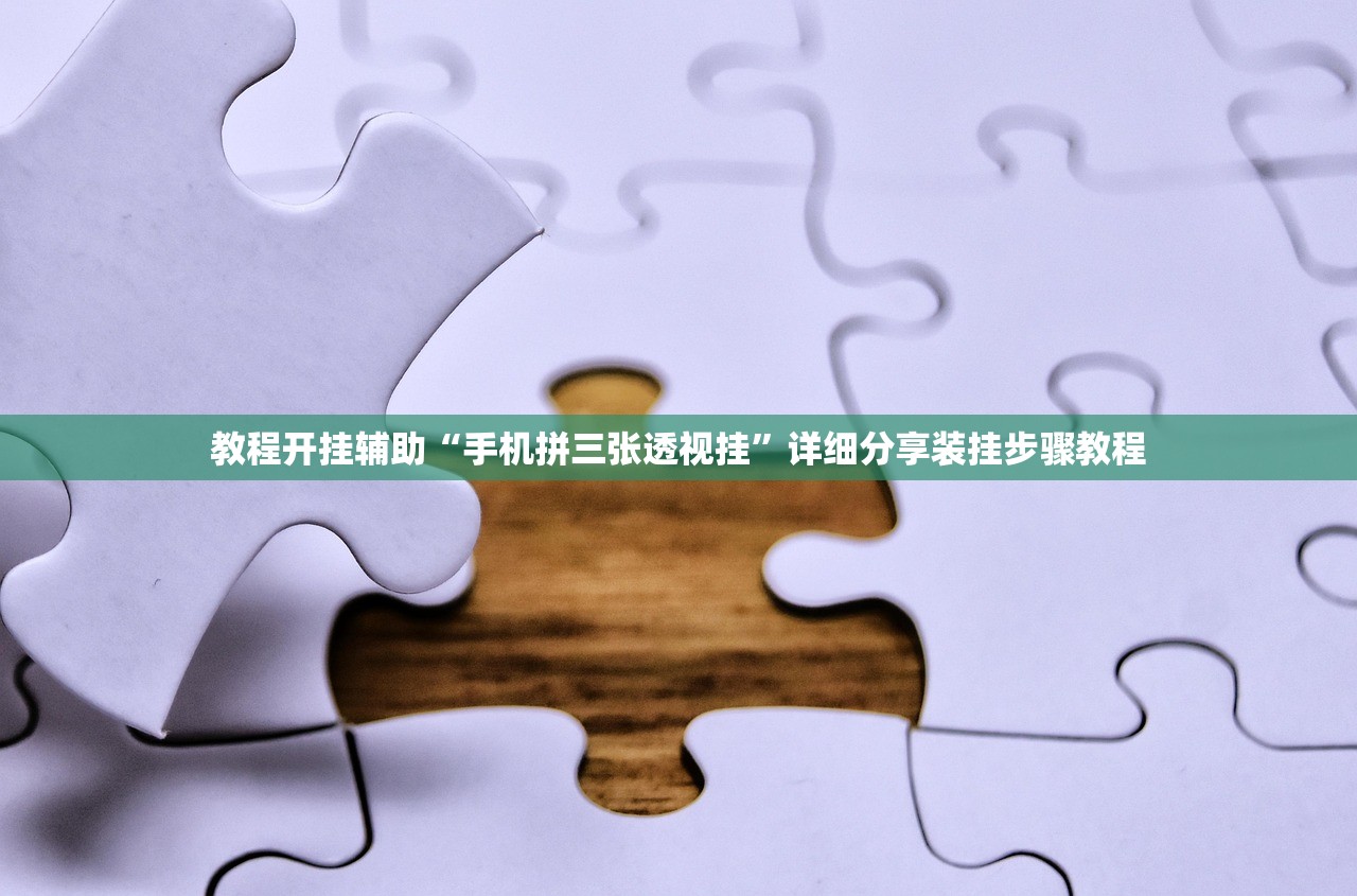 教程开挂辅助“手机拼三张透视挂”详细分享装挂步骤教程