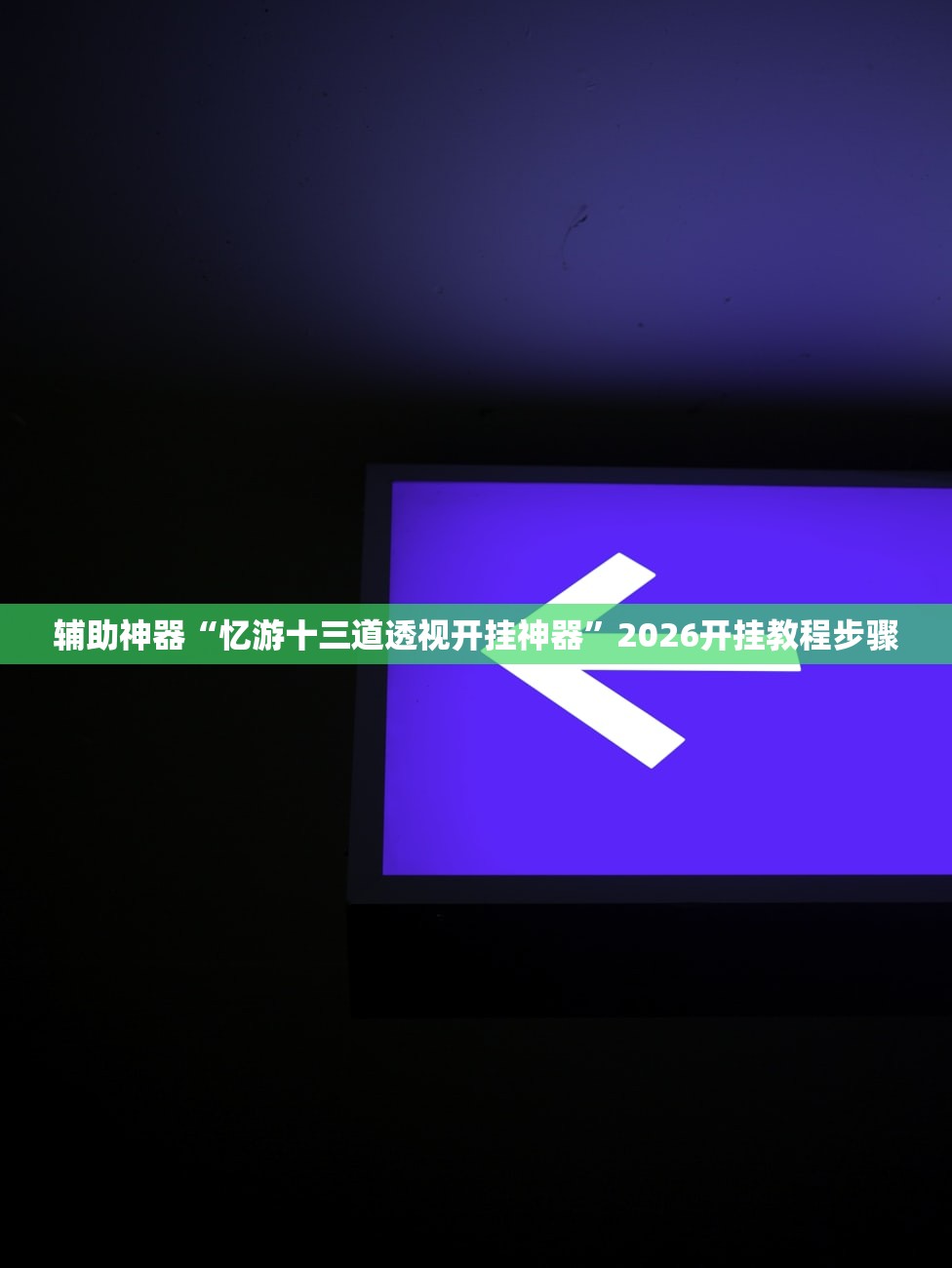 辅助神器“忆游十三道透视开挂神器”2026开挂教程步骤