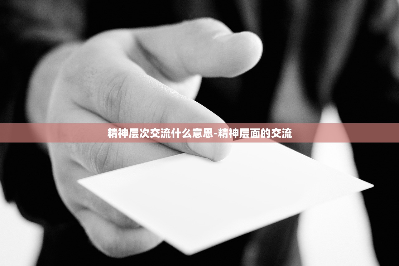 精神层次交流什么意思-精神层面的交流 精神层次交流什么意思-精神层面的交流