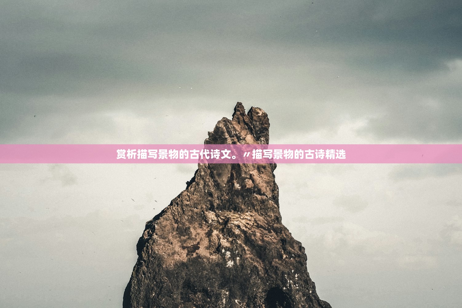 赏析描写景物的古代诗文。〃描写景物的古诗精选