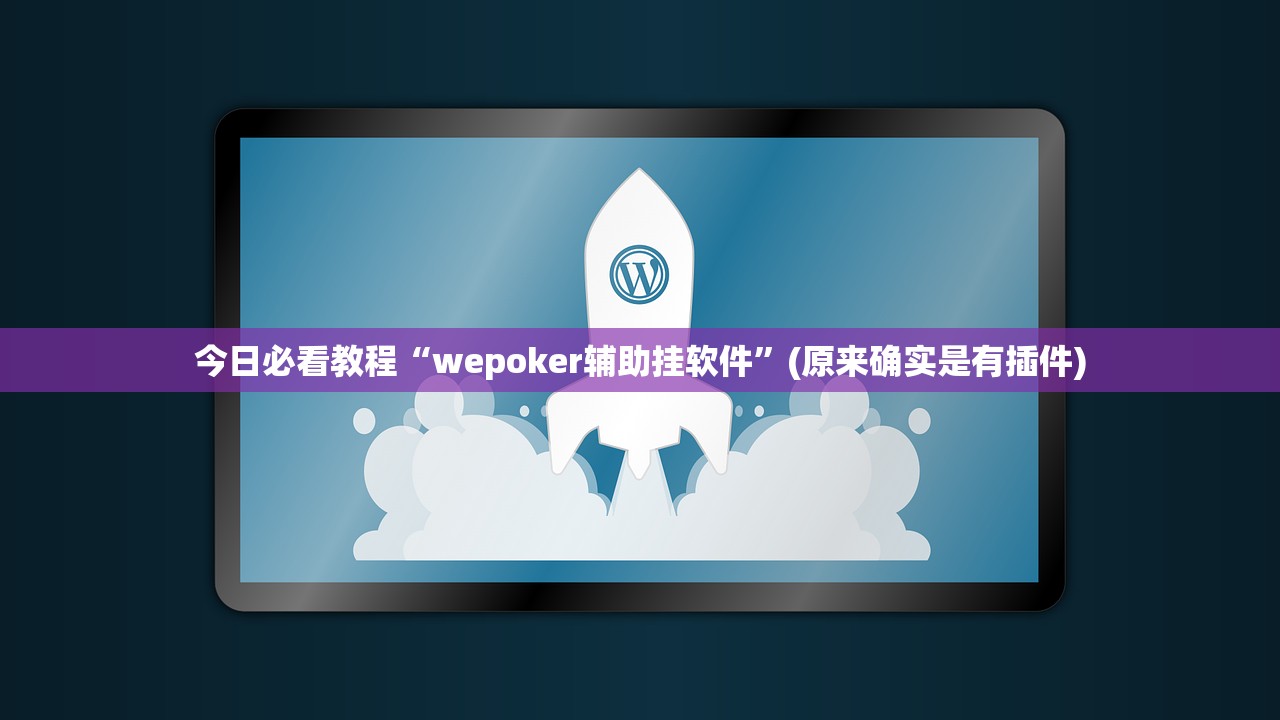 今日必看教程“wepoker辅助挂软件”(原来确实是有插件)