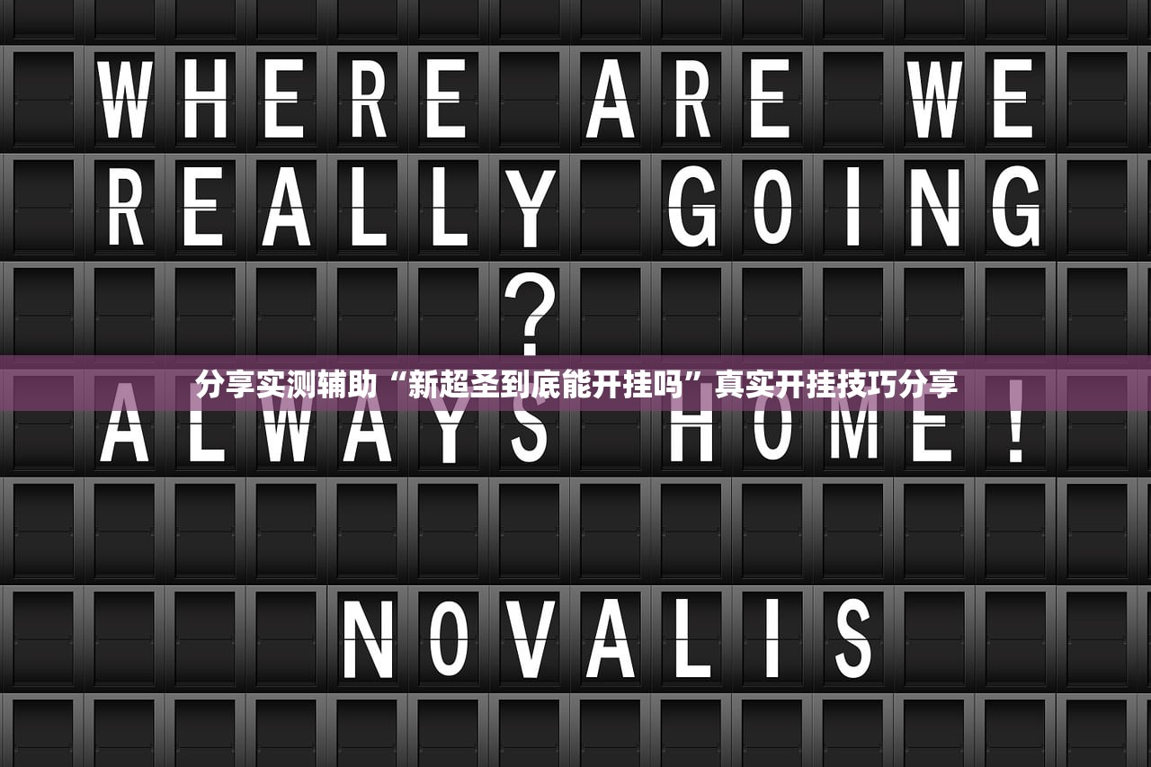 分享实测辅助“新超圣到底能开挂吗”真实开挂技巧分享