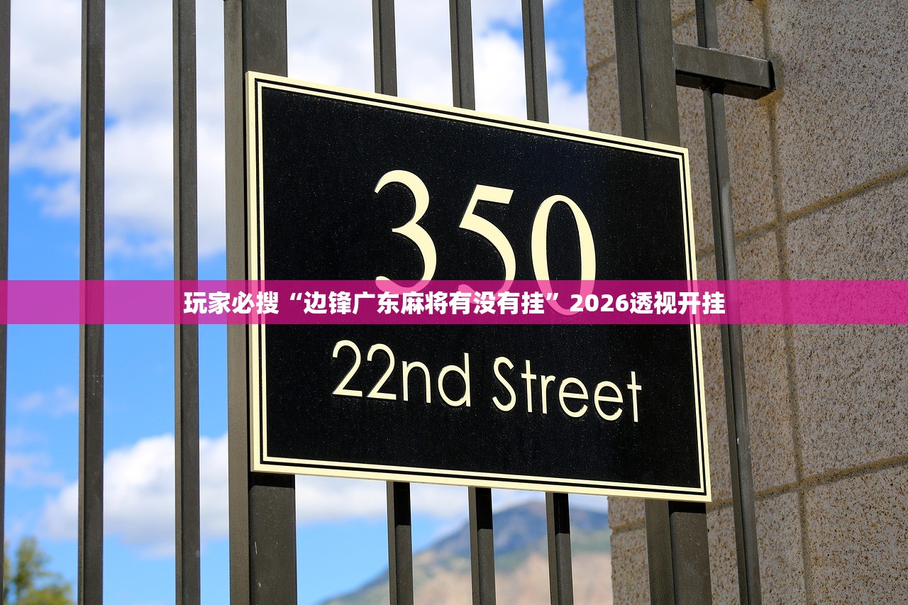 玩家必搜“边锋广东麻将有没有挂”2026透视开挂