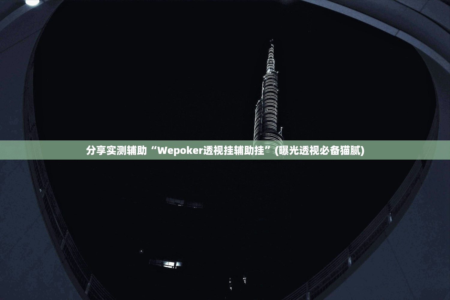 分享实测辅助“Wepoker透视挂辅助挂”(曝光透视必备猫腻)