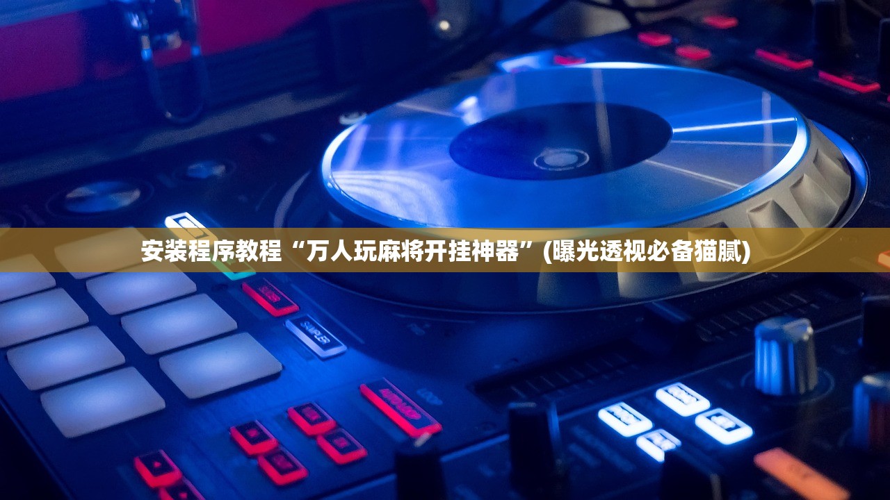 安装程序教程“万人玩麻将开挂神器	”(曝光透视必备猫腻)