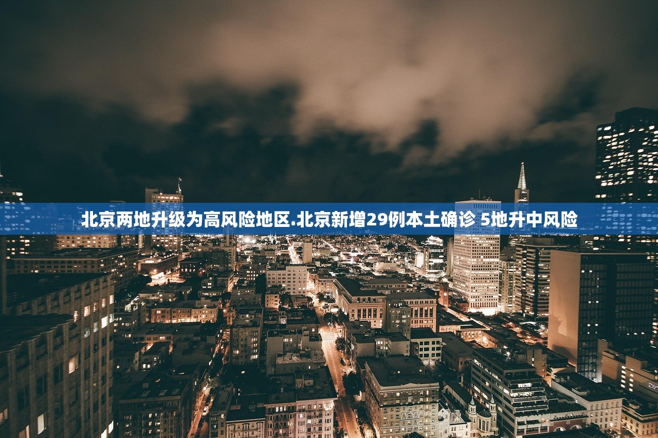 北京两地升级为高风险地区.北京新增29例本土确诊 5地升中风险 北京两地升级为高风险地区.北京新增29例本土确诊 5地升中风险
