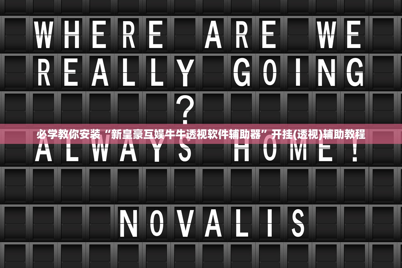 必学教你安装“新皇豪互娱牛牛透视软件辅助器	”开挂(透视)辅助教程