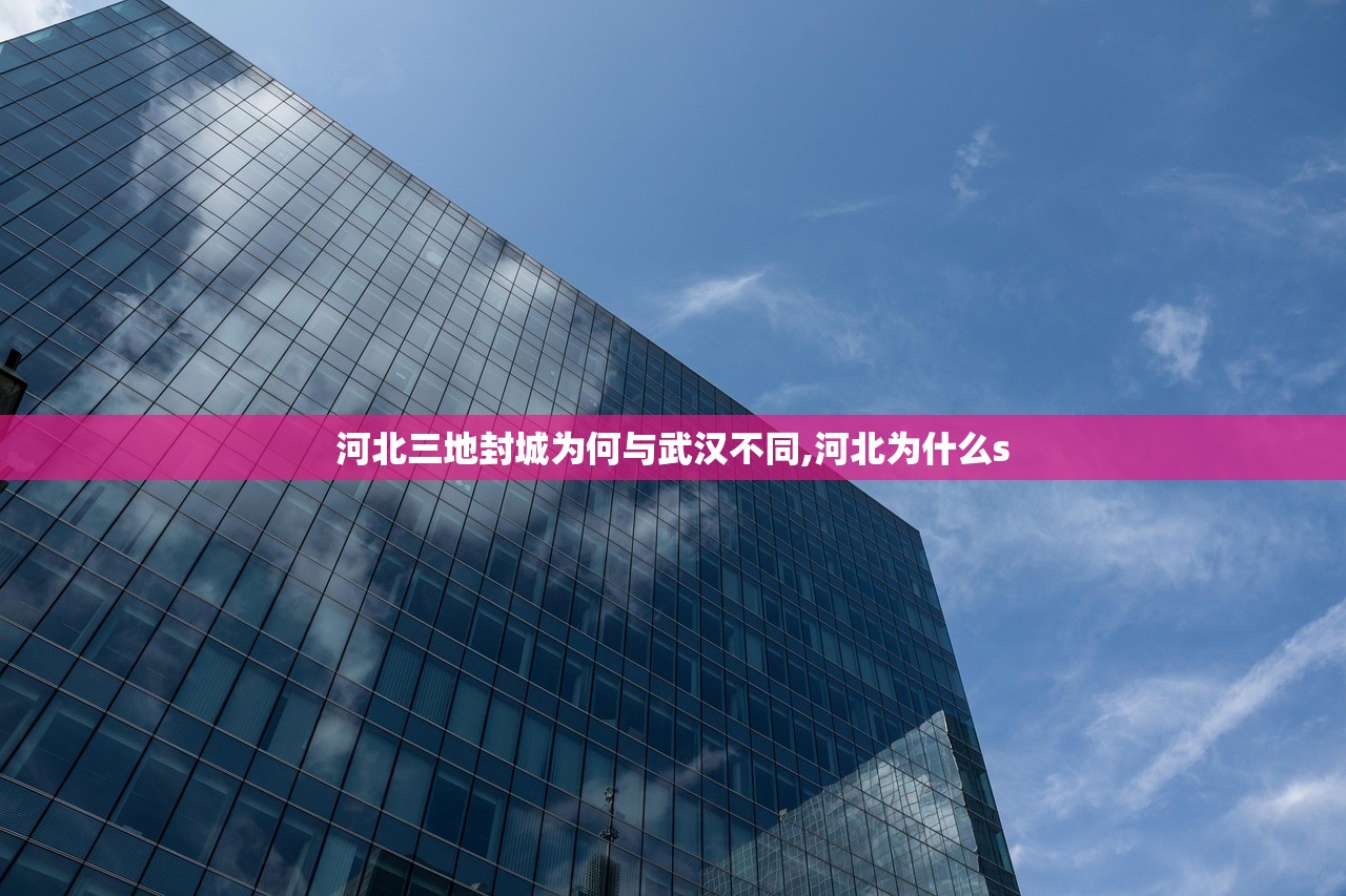 河北三地封城为何与武汉不同,河北为什么s 河北三地封城为何与武汉不同,河北为什么s