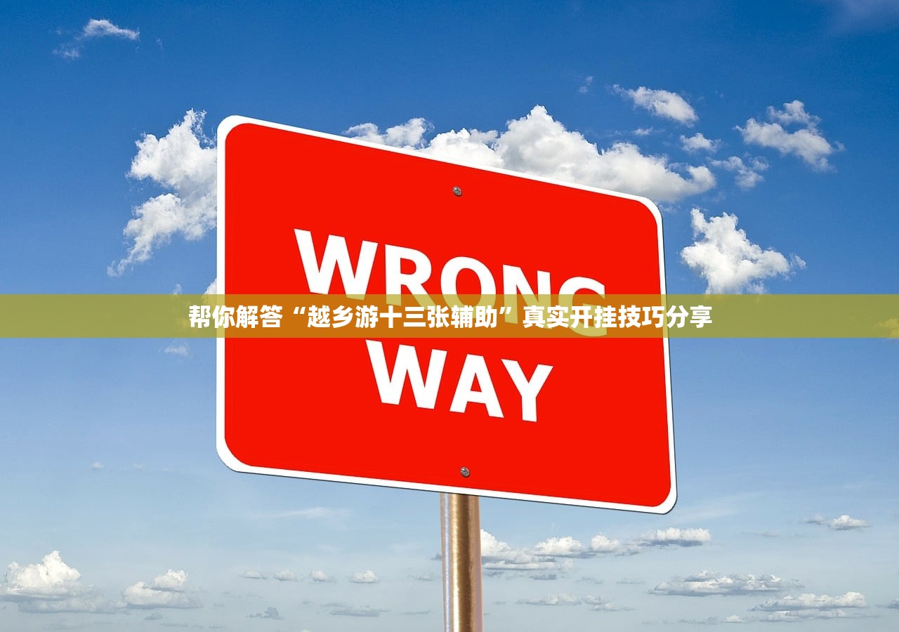 帮你解答“越乡游十三张辅助”真实开挂技巧分享