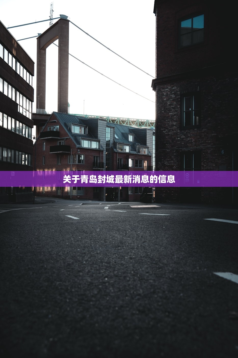 关于青岛封城最新消息的信息 关于青岛封城最新消息的信息