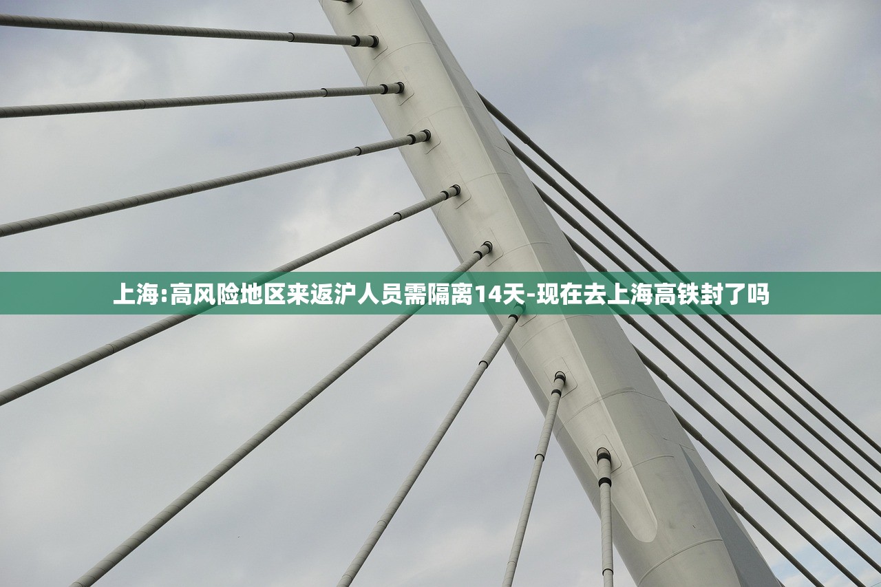 上海:高风险地区来返沪人员需隔离14天-现在去上海高铁封了吗 上海:高风险地区来返沪人员需隔离14天-现在去上海高铁封了吗